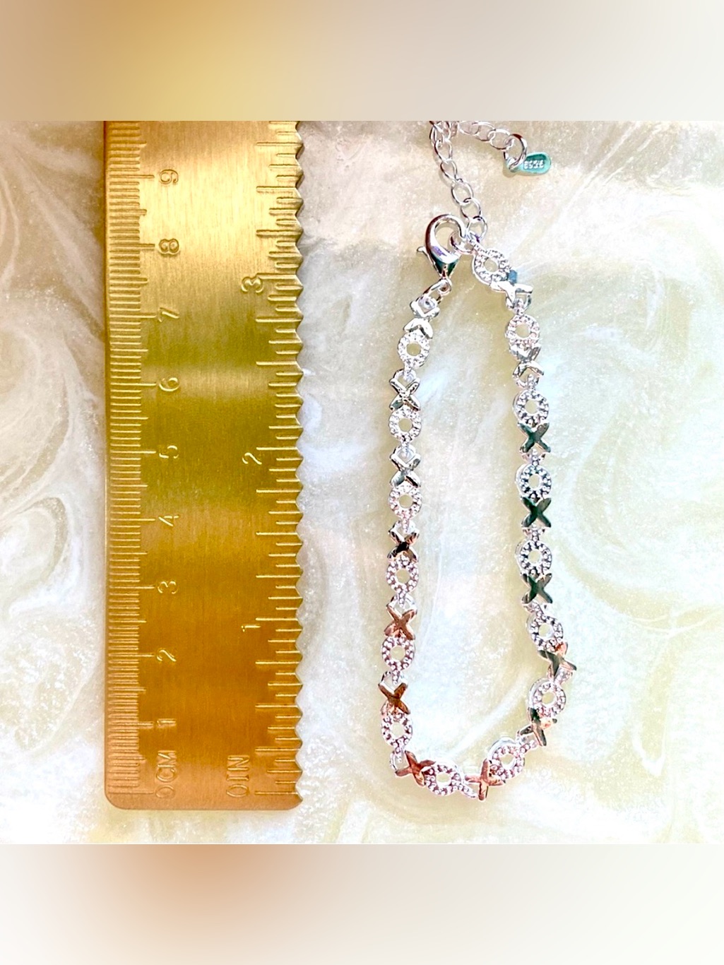 Silver Xoxo Link Bracelet